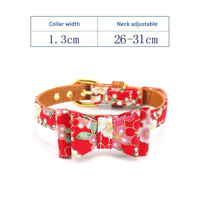 Cat Collar With Bell Pet Dog Collar For Cats Adjustable Puppy Collar Chihuahua Dog Collars For Small Dogs Cat Leash Pet Products