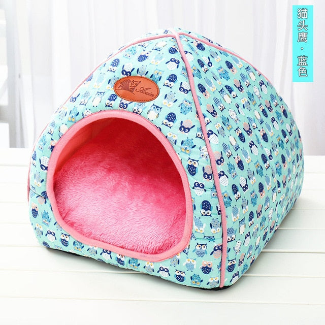 Dog Bed Mat Kennel Soft Dog Puppy Cats Winter Warm Bed Sleeping House for Dogs Nest Sofa Pet Kennel House Mat Chihuahua Bed