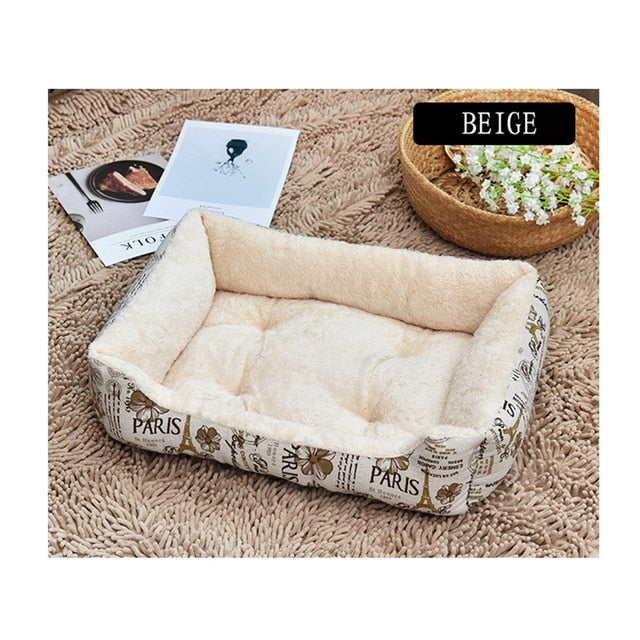 Soft Pet Dog Bed Mats Fleece Lounger Sofa Nests for Small Large Dogs Winter Warming Pet Basket Kennels Plus Size Pet Products